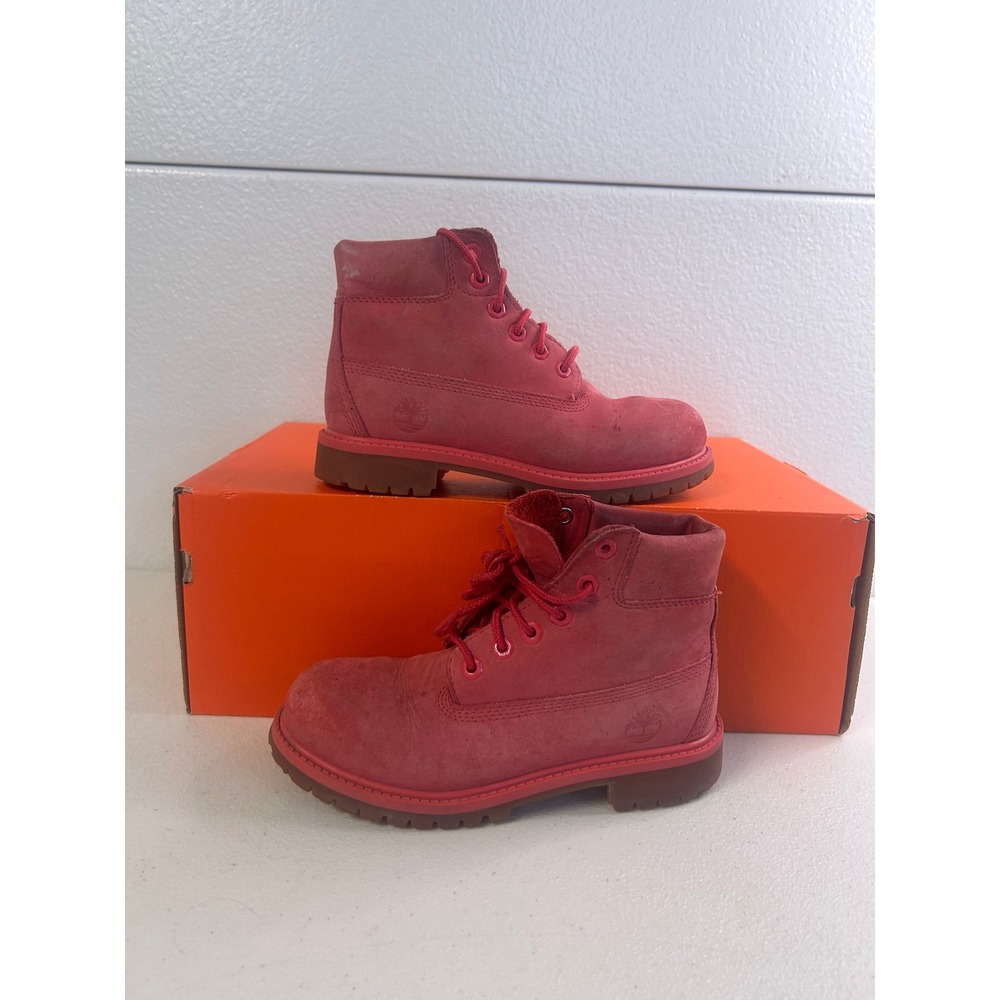 Timberland 6-Inch Premium Boot Pink US 1Y / 2.5W #2851